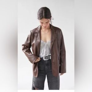 Urban outfitters - brand new- vegan leather jacket